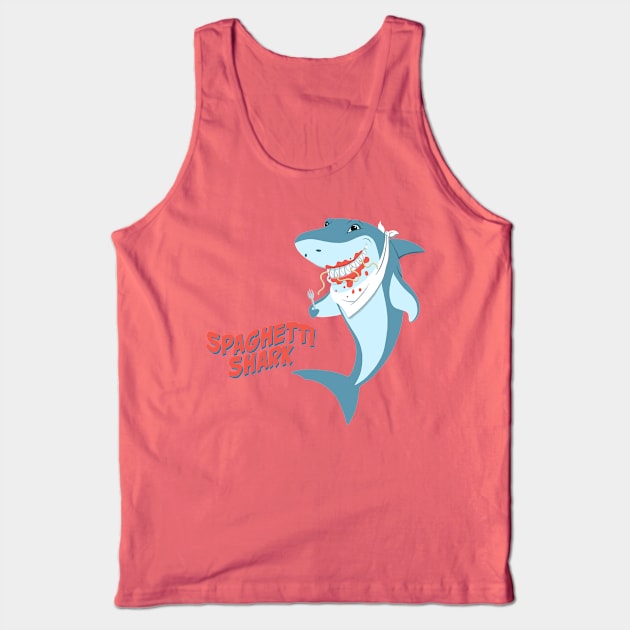 Spaghetti Shark Tank Top by JayJayJackson